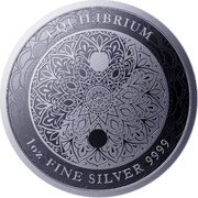 Niue 2 Dollars Equilibrium 2023  Bullion EQUILIBRIUM 1OZ FINE SILVER 9999 coin reverse Niue 2 Dollars Equilibrium 2023  Bullion EQUILIBRIUM 1OZ FINE SILVER 9999 coin reverse