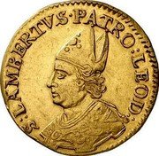 Belgium 2 Ducats (Sede Vacante) KM# 110 S LAMBERTVS PATRO LEOD coin reverse Belgium 2 Ducats (Sede Vacante) KM# 110 S LAMBERTVS PATRO LEOD coin reverse
