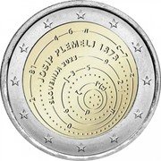 Slovenia 2 Euro (Josip Plemelj Equation) 2 81 4 6 Π C 7 Z JOSIP PLEMELJ 1873 0 SLOVENIJA 2023 9 2 ⌠ Π 6 ⌠ 3 5 P Ζ F+(Z) coin obverse Slovenia 2 Euro (Josip Plemelj Equation) 2 81 4 6 Π C 7 Z JOSIP PLEMELJ 1873 0 SLOVENIJA 2023 9 2 ⌠ Π 6 ⌠ 3 5 P Ζ F+(Z) coin obverse