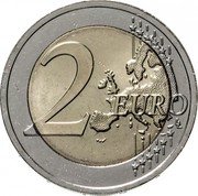 Slovenia 2 Euro (Josip Plemelj Equation) 2 EURO LL coin reverse Slovenia 2 Euro (Josip Plemelj Equation) 2 EURO LL coin reverse
