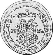 Belgium 2 Liards (John Theodore of Bavaria) KM# 154 IOSEDH CLEM D G ARC COL 17 22 coin obverse Belgium 2 Liards (John Theodore of Bavaria) KM# 154 IOSEDH CLEM D G ARC COL 17 22 coin obverse