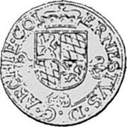 Belgium 2 Patards (Ernst) KM# B3 ERNESTVS D G ARCHIE COL coin obverse Belgium 2 Patards (Ernst) KM# B3 ERNESTVS D G ARCHIE COL coin obverse