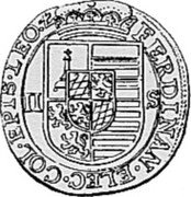 Belgium 2 Patards (Ferdinand of Bavaria) KM# D35 FERDINAN ELEC COL EPIS LEO Z II S coin obverse Belgium 2 Patards (Ferdinand of Bavaria) KM# D35 FERDINAN ELEC COL EPIS LEO Z II S coin obverse