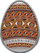Canada 20 Dollars Traditional Ukrainian Pysanka Egg 2023 CANADA 2023 DM coin reverse Canada 20 Dollars Traditional Ukrainian Pysanka Egg 2023 CANADA 2023 DM coin reverse