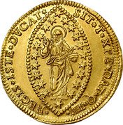 Italy 20 Zecchini (Pietro Grimani) SITTXPEDATQTV REGISISTEDVCAT coin reverse Italy 20 Zecchini (Pietro Grimani) SITTXPEDATQTV REGISISTEDVCAT coin reverse