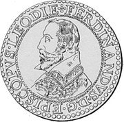 Belgium 4 Testons (Ferdinand of Bavaria) KM# 48 FERDINANDVS D G EPISCOPVS LEODIE coin obverse Belgium 4 Testons (Ferdinand of Bavaria) KM# 48 FERDINANDVS D G EPISCOPVS LEODIE coin obverse