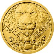 Niue 5 Dollars (Charles III Czech Lion) ČESKÁ REPUBLIKA 1/25 OZ AU 999.9 coin reverse Niue 5 Dollars (Charles III Czech Lion) ČESKÁ REPUBLIKA 1/25 OZ AU 999.9 coin reverse