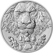 Niue 5 Dollars Czech Lion. Charles III 2023 CM Bullion ČESKÁ REPUBLIKA 2OZ AG 999 coin reverse Niue 5 Dollars Czech Lion. Charles III 2023 CM Bullion ČESKÁ REPUBLIKA 2OZ AG 999 coin reverse