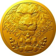 Niue 5 Dollars (Czech Lion. Charles III) ČESKÁ REPUBLIKA 0.5G AU 999.9 coin reverse Niue 5 Dollars (Czech Lion. Charles III) ČESKÁ REPUBLIKA 0.5G AU 999.9 coin reverse