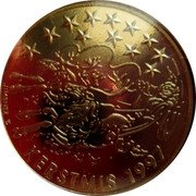 Netherlands 5 Euro Christmas 1997 In Sets only KERSTMIS 1997 J JIMENEZ coin reverse Netherlands 5 Euro Christmas 1997 In Sets only KERSTMIS 1997 J JIMENEZ coin reverse