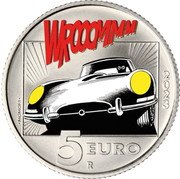 Italy 5 Euro Diabolic.Ginko 2023 R WROOOMMM 2023 5 EURO R MOMONI coin reverse Italy 5 Euro Diabolic.Ginko 2023 R WROOOMMM 2023 5 EURO R MOMONI coin reverse