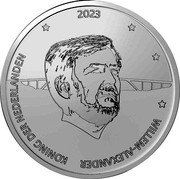 Netherlands 5 Euro (Willem-Alexander Willemstad) WILLEM-ALEXANDER KONING DER NEDERLANDEN 2023 coin obverse Netherlands 5 Euro (Willem-Alexander Willemstad) WILLEM-ALEXANDER KONING DER NEDERLANDEN 2023 coin obverse