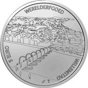 Netherlands 5 Euro (Willem-Alexander Willemstad) WERELDERFGOED 5 EURO WILLEMSTAD coin reverse Netherlands 5 Euro (Willem-Alexander Willemstad) WERELDERFGOED 5 EURO WILLEMSTAD coin reverse