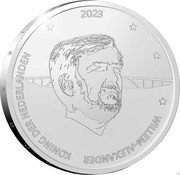 Netherlands 5 Euro Willemstad 2023 ☤+raven WILLEM-ALEXANDER KONING DER NEDERLANDEN 2023 coin obverse Netherlands 5 Euro Willemstad 2023 ☤+raven WILLEM-ALEXANDER KONING DER NEDERLANDEN 2023 coin obverse