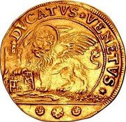 Italy 5 Zecchini (Pietro Grimani) DVCATVS VENETVS coin reverse Italy 5 Zecchini (Pietro Grimani) DVCATVS VENETVS coin reverse