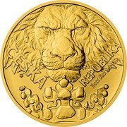 Niue 50 Dollars Charles III Czech Lion 2023 CM Bullion ČESKÁ REPUBLIKA 1 OZ AU 999.9 coin reverse Niue 50 Dollars Charles III Czech Lion 2023 CM Bullion ČESKÁ REPUBLIKA 1 OZ AU 999.9 coin reverse
