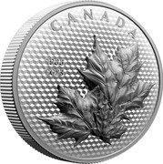 Canada 50 Dollars Maple Leaves in Motion 35th Anniversary 2023 1988 2023 NL CANADA coin reverse Canada 50 Dollars Maple Leaves in Motion 35th Anniversary 2023 1988 2023 NL CANADA coin reverse