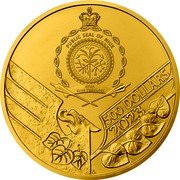 Niue 500 Dollars (Czech Lion. Charles III) PUBLIC SEAL OF NIUE ATUA NIUE TUKULAGI 500 DOLLARS 2023 CM coin obverse