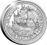 Netherlands 6 Stuiver 1768 Scheepjes-Schelling. Piedfort 2023 Proof DEVS FORTITVDO ET SPES NOSTRA coin obverse Netherlands 6 Stuiver 1768 Scheepjes-Schelling. Piedfort 2023 Proof DEVS FORTITVDO ET SPES NOSTRA coin obverse