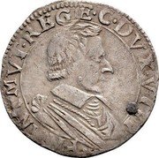 Italy 8 Bolognini (Francesco I d'Este) FRAN I MVT REG E C DVX VIII coin obverse Italy 8 Bolognini (Francesco I d'Este) FRAN I MVT REG E C DVX VIII coin obverse