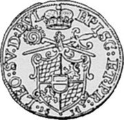 Belgium Couronne D'or (Ferdinand of Bavaria) KM# 52 EPISC ET PR LEO SV D BVL 16 14 coin reverse Belgium Couronne D'or (Ferdinand of Bavaria) KM# 52 EPISC ET PR LEO SV D BVL 16 14 coin reverse