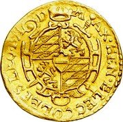 Belgium Ducat (Maximilian Henry of Bavaria) KM# 74 M AX HEN ELEC COL EPS LEQ BA D coin obverse Belgium Ducat (Maximilian Henry of Bavaria) KM# 74 M AX HEN ELEC COL EPS LEQ BA D coin obverse
