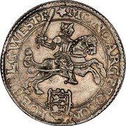 Netherlands Ducaton (Rider Piedfort) MO NO ARG PRO CONFOE BELG WESTF coin obverse Netherlands Ducaton (Rider Piedfort) MO NO ARG PRO CONFOE BELG WESTF coin obverse