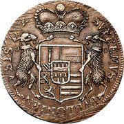 Belgium Ducatone John Louis of Elderen 1689 KM# 101 SVPREMVS BVLLONIEN SIS DVX coin reverse Belgium Ducatone John Louis of Elderen 1689 KM# 101 SVPREMVS BVLLONIEN SIS DVX coin reverse