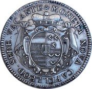 Belgium 1 Patagon Sede Vacante. St. Lambert 1771  KM# 171 MONETA NOVA CAPLI LEOD SEDE VACANTE coin reverse Belgium 1 Patagon Sede Vacante. St. Lambert 1771  KM# 171 MONETA NOVA CAPLI LEOD SEDE VACANTE coin reverse