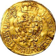 Belgium ECU D'or Ferdinand of Bavaria 1635 Rare KM# 62 EPS ETPR LEO VT BA ET S BV DVX 16 35 coin reverse