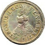 Belgium Escalin Sede Vacante. St. Lambert 1792  KM# 180 S LAMBERTUS PATRONUS LEOD coin obverse Belgium Escalin Sede Vacante. St. Lambert 1792  KM# 180 S LAMBERTUS PATRONUS LEOD coin obverse