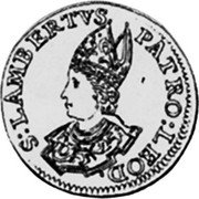 Belgium Escalin KM# 140.1 Liege/ Sede Vacante S LAMBERTVS PATRO LEOD coin obverse Belgium Escalin KM# 140.1 Liege/ Sede Vacante S LAMBERTVS PATRO LEOD coin obverse