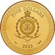 Niue Five Dollars (Chinese Qing Dynasty) FIVE DOLLARS PUBLIC SEAL OF NIUE ATUA NIUE TUKULAGI 2OZ 2023 AG999 coin obverse Niue Five Dollars (Chinese Qing Dynasty) FIVE DOLLARS PUBLIC SEAL OF NIUE ATUA NIUE TUKULAGI 2OZ 2023 AG999 coin obverse