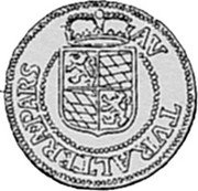 Belgium Florin D'or (Ernst) KM# B20 AV TR ALTERA PARS coin reverse Belgium Florin D'or (Ernst) KM# B20 AV TR ALTERA PARS coin reverse