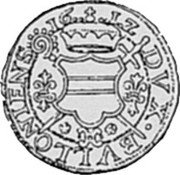 Belgium Florin D'or (Ernst) KM# A20 DVX BVLLONIENS 16 1Z coin reverse Belgium Florin D'or (Ernst) KM# A20 DVX BVLLONIENS 16 1Z coin reverse
