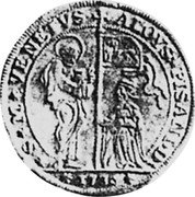 Italy Leone Venice Pattern 1736 KM# Pn129 VENETVS ALOYS PISANI D 1776 coin obverse Italy Leone Venice Pattern 1736 KM# Pn129 VENETVS ALOYS PISANI D 1776 coin obverse