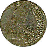 Belgium Liard Sede Vacante. St. Lambert 1744  KM# 144 S LAMBERTUS PATRO LEOD coin obverse