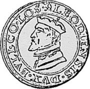 Belgium Liard (Ernst) KM# 11 LEODIENSIS DVX BVLL CO LOS coin reverse Belgium Liard (Ernst) KM# 11 LEODIENSIS DVX BVLL CO LOS coin reverse