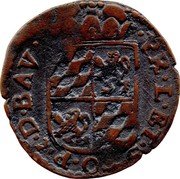 Belgium Liard (Ferdinand of Bavaria) KM# A32 PR L ET S CO P R D BAV coin reverse Belgium Liard (Ferdinand of Bavaria) KM# A32 PR L ET S CO P R D BAV coin reverse