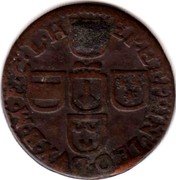 Belgium Liard Jean-Theodore of Bavaria. 1st Period 1744  KM# 145 EP ET PRIN LEO DVX B M F C L H coin reverse Belgium Liard Jean-Theodore of Bavaria. 1st Period 1744  KM# 145 EP ET PRIN LEO DVX B M F C L H coin reverse