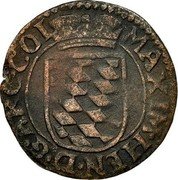 Belgium Liard (Maximilian Henry of Bavaria) KM# 72 MAXIM EN D G ARC COL coin obverse Belgium Liard (Maximilian Henry of Bavaria) KM# 72 MAXIM EN D G ARC COL coin obverse