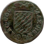 Belgium Liard Maximilian Henry of Bavaria ND (1660)  KM# 73 MAX HEN D G ARC COL coin obverse Belgium Liard Maximilian Henry of Bavaria ND (1660)  KM# 73 MAX HEN D G ARC COL coin obverse