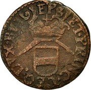 Belgium Liard (Maximilian Henry of Bavaria) KM# 72 EPS ET PRINC LEO DVX BV coin reverse Belgium Liard (Maximilian Henry of Bavaria) KM# 72 EPS ET PRINC LEO DVX BV coin reverse