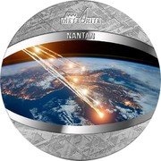 Niue One Dollar Nantan 2022  BU .999 METEORITE NANTAN coin reverse