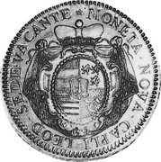 Belgium Patagon Sede Vacante. St. Lambert 1784 KM# 176 SEDE VACANTE MONETA NOVA CAPLI LEOD coin reverse Belgium Patagon Sede Vacante. St. Lambert 1784 KM# 176 SEDE VACANTE MONETA NOVA CAPLI LEOD coin reverse