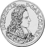 Belgium Patagon (John Clemens of Bavaria) KM# 109 IOSEPH CLE D G AR COL P EL coin obverse Belgium Patagon (John Clemens of Bavaria) KM# 109 IOSEPH CLE D G AR COL P EL coin obverse