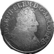 Belgium Patagon (John Clemens of Bavaria) KM# 112.1 IOSEPH CLEM D G AR COL P E coin obverse Belgium Patagon (John Clemens of Bavaria) KM# 112.1 IOSEPH CLEM D G AR COL P E coin obverse