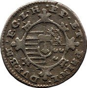 Belgium Plaquette (Jean-Theodore of Bavaria) KM# 152 EP ET PRIN L DVX B M F C L H coin reverse Belgium Plaquette (Jean-Theodore of Bavaria) KM# 152 EP ET PRIN L DVX B M F C L H coin reverse