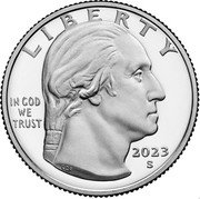 USA Quarter Dollar Edith Kanaka'ole 2023 S Proof set LIBERTY IN GOD WE TRUST 2023 S LGF coin obverse USA Quarter Dollar Edith Kanaka'ole 2023 S Proof set LIBERTY IN GOD WE TRUST 2023 S LGF coin obverse