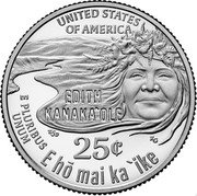 USA Quarter Dollar Edith Kanaka'ole 2023 S Proof set UNITED STATES OF AMERICA EDITH KANAKA'OLE ESD RG 25 C E PLURIBUS UNUM E HŌ MAI KA 'IKE coin reverse USA Quarter Dollar Edith Kanaka'ole 2023 S Proof set UNITED STATES OF AMERICA EDITH KANAKA'OLE ESD RG 25 C E PLURIBUS UNUM E HŌ MAI KA 'IKE coin reverse